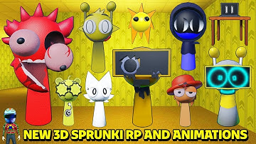 [ MEGA UPDATE ] How to get NEW 10 Morphs & Badges | 3D Sprunki RP And Animations ! #roblox #mindude