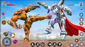 🦖 Mega Dino Robot Evolution 2025 💥 Flying Jet Transform Battle | Part 78 | 🚗 Ultimate Robot War