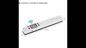 MUNBYN New release, IDS002 A4 WiFi Document Scanner image Scanner Portable Scanner