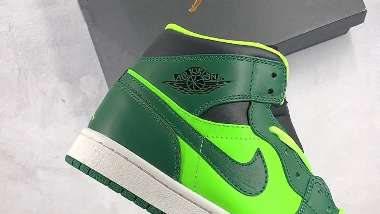 Air Jordan 1 Mid Green Review - YouTube