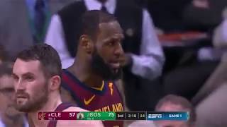 LeBron James Full Game 1 Highlights vs Celtics 2018 NBA Playoffs ECF   15 Pts GOT DESTROYE