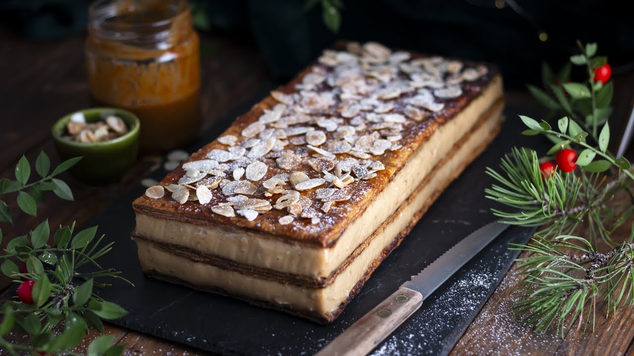 Millefeuille au praliné (vegan et FACILE, parfait pour les fêtes !) | L'Herboriste