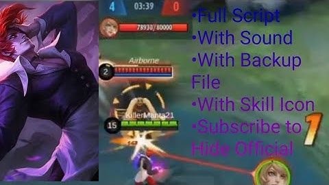 MLBB Chou KOF/Iori Yagami Skin Script w/ Backup File