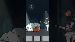 怖ｧ〜ｲ…夜ﾆ…ﾔｾｲﾉ…ﾌﾞﾀ。ｿﾞｳ。ｶﾊﾞ。#にゃんこ大戦争 #ゲーム #games #ガチャ #猫 #コラボ #夏休み #怖い話 #田舎 #ホラー #らんま1/2 screenshot 1