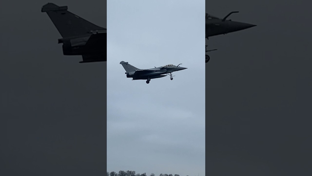 French Air Force Dassault Rafale arriving back at Frisian Flag 2022 in the Netherlands!