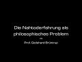 Die Nahtoderfahrung als philosophisches Problem - Prof. Godehard Brüntrup