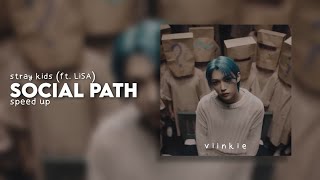 social path - stray kids ft. lisa (speed up)