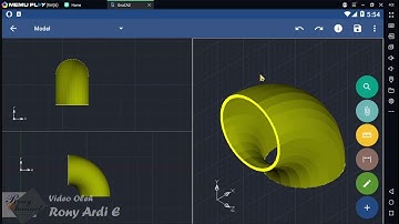 Tutorial Menggambar Elbow 3D Dengan Menggunakan GnaCAD