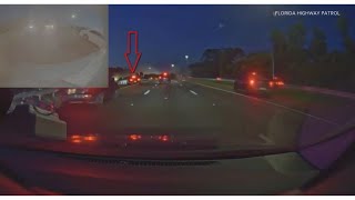 Dashcam video shows deadly hit-and-run involving semi-truck on I-75 in Manatee County