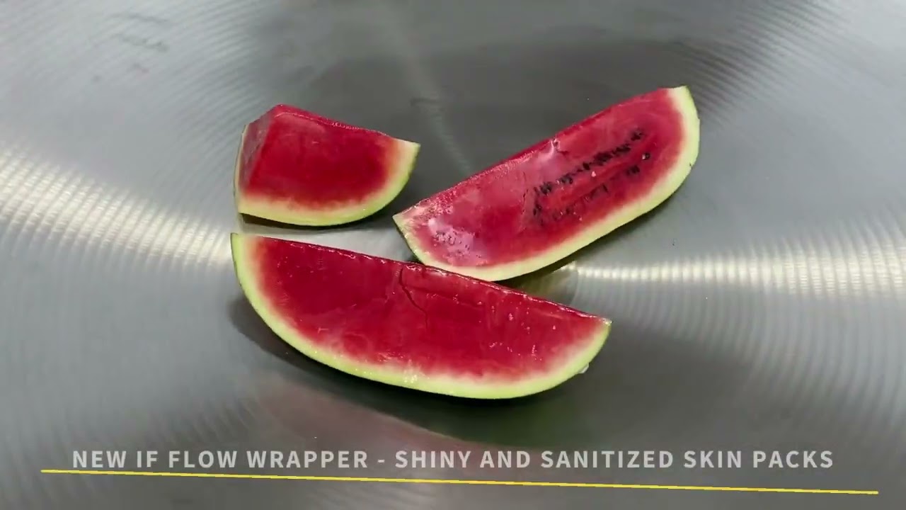 Packaging Watermelon Slices & Automatic Packaging Flow Wrapper