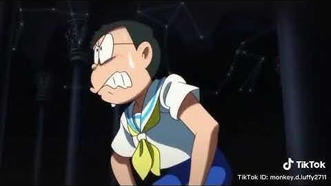 Sự cảm động của nobita khi cứu doraemon