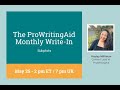 The ProWritingAid Monthly Write-In: Subplots