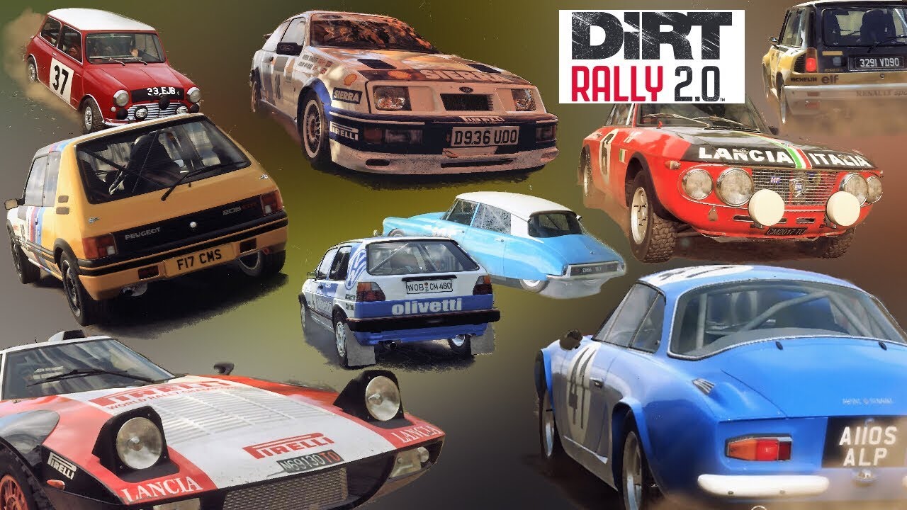 Group H3 Rally Dirt Rally 2.0 | All H1 H2 H3 Cars - YouTube