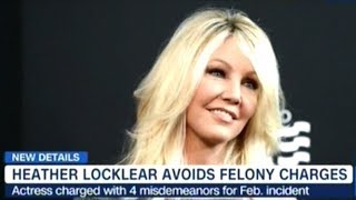 Felony Charges Against Heather Locklear Dropped
