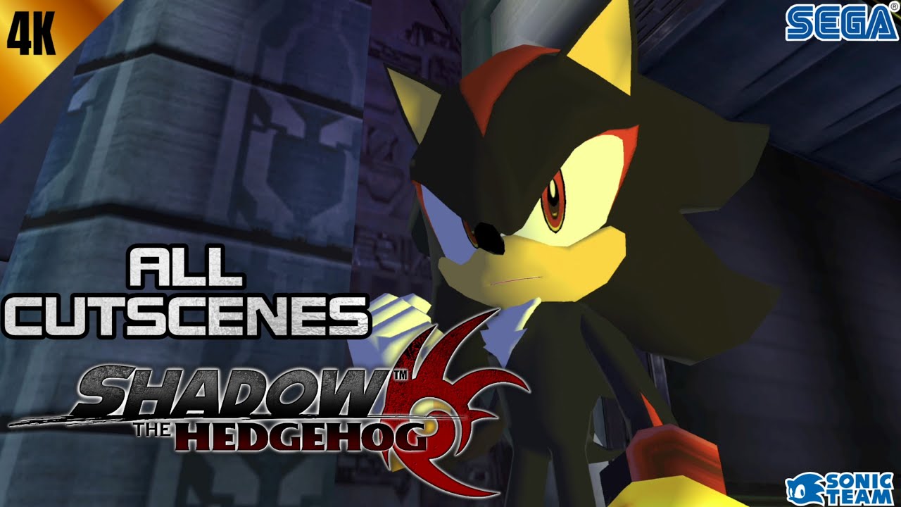 SHADOW the hedgehog (game) - ALL CUTSCENES (REAL16:9, 4K60FPS) - no subtitles