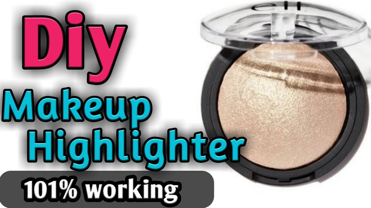 Diy makeup💄highlighter /How to make liquid highlighter/homemade
