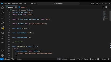 Build a Vue.js 3 Pagination of Data From REST API Using Axios & vuejs-paginate-next in TypeScript