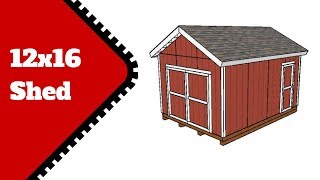 Free 12x16 Shed Plans