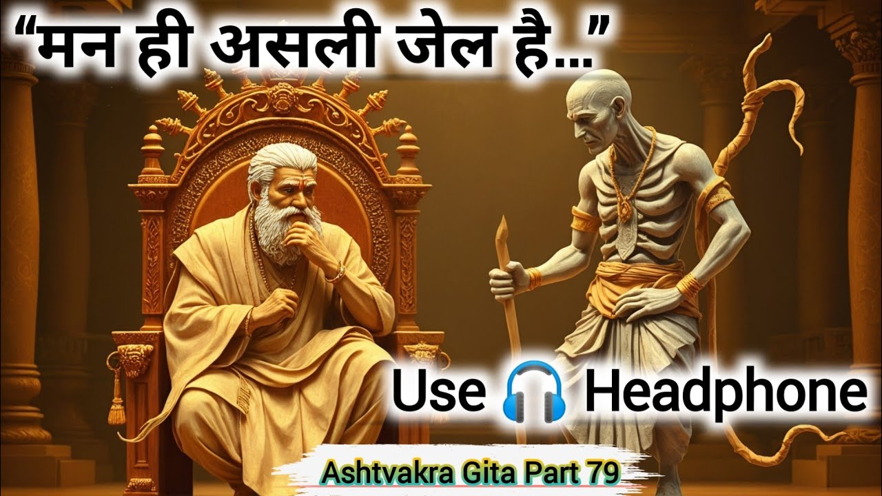 🧠 मन ही असली जेल है… इच्छा, शोक और ग़ुस्सा तुम्हें बाँध रहे हैं | Ashtavakra Gita Part 79