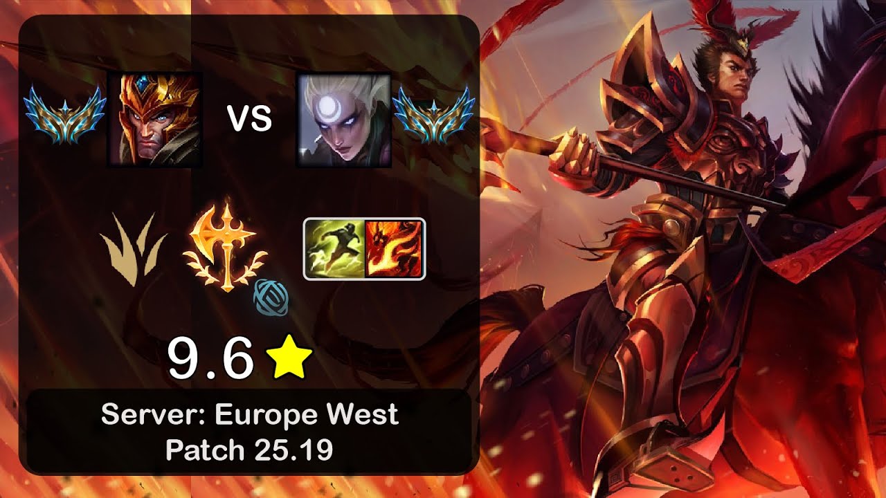 Jarvan IV Jungle vs Diana - EUW Challenger - Patch 25.19