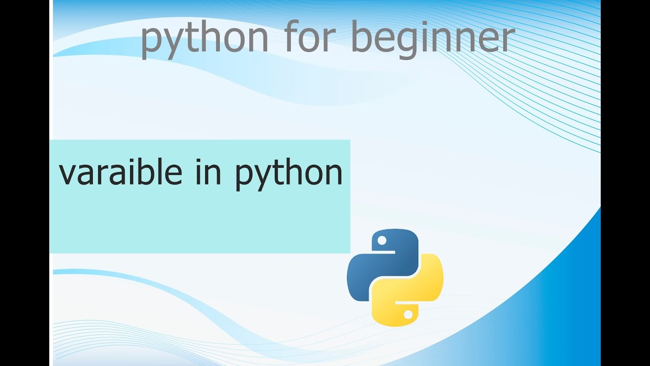 Python Tutorial for beginner | variable in python - YouTube