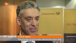 TV Doku: Deutsche Post AG Chef Frank Appel im TV Interview - ZDF Heute Update