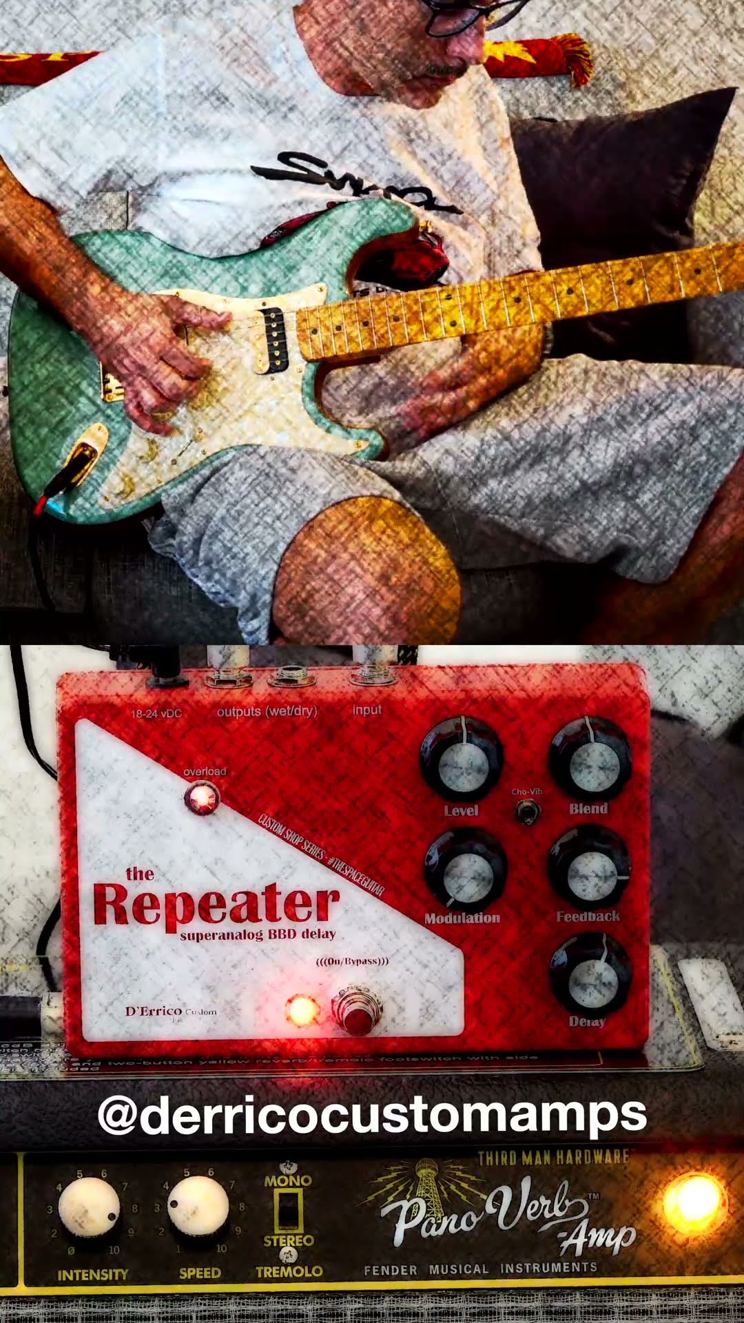 D'Errico Custom The Repeater Deluxe Memory Man 5 of 5 - YouTube