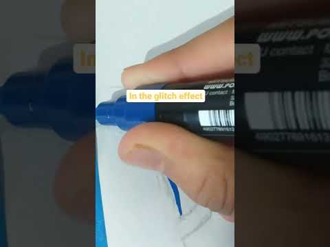 Drawing The Snapchat Logo With Posca Markers Art Artwork Shorts Poscamarkers Fyp Subscribe!!!