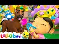 Carnival in the City! It&#39;s party time! | Lellobee Song for Children - Kids Karaoke