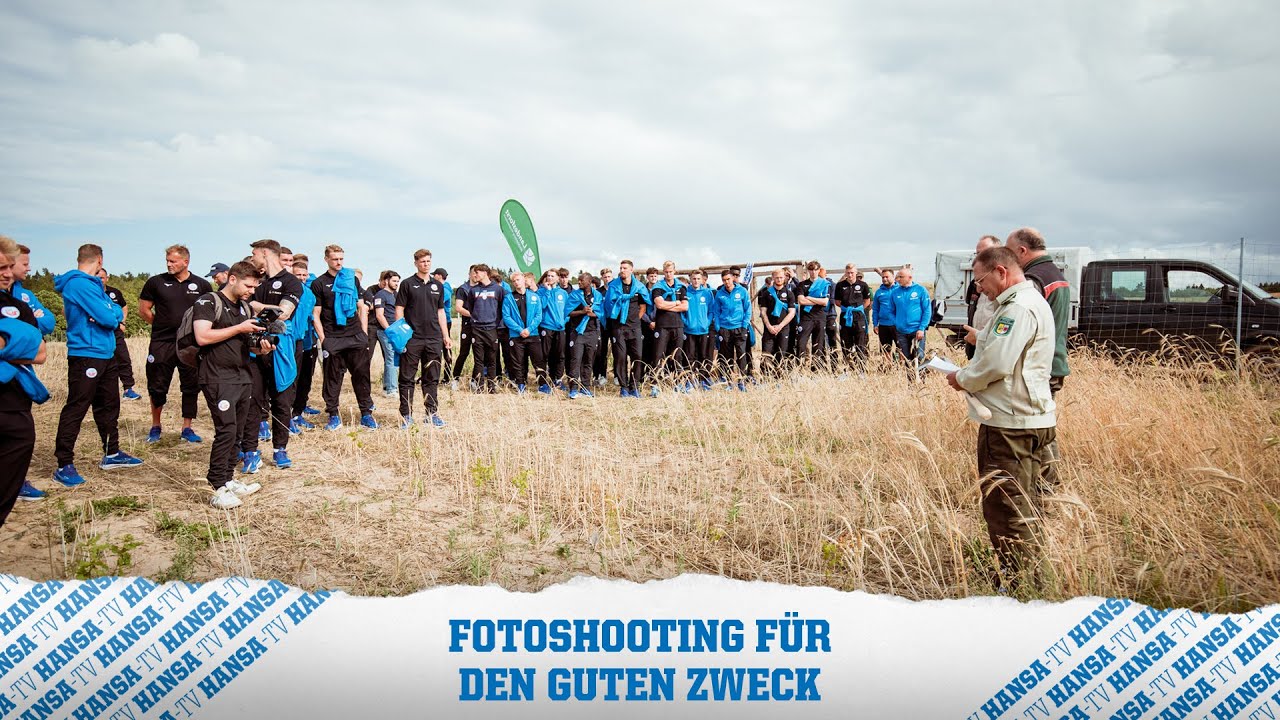 Mannschaftsfoto für den guten Zweck