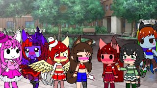 Rainbine, Brutalight & Rarifruit Their Look Fluttershout & The Other 5 And Dreamme Were Here