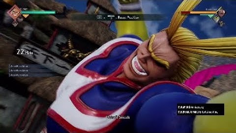 Jump force - (All might) Combo with assist