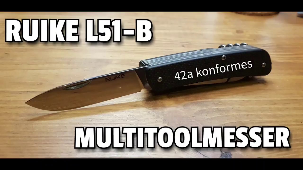 ✔ RUIKE L51-B ☆ 42a konformes MultitoolMesser