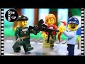 Lego Bank Truck Robbery / Lego City Police High Speed Chase Brickfilm Catch the crooks Stop Motion