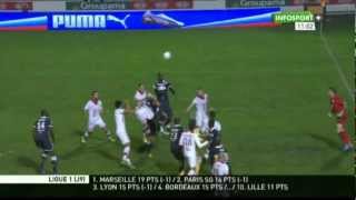 Buts Bordeaux - Lille 1-1 Obraniak Basa 191012