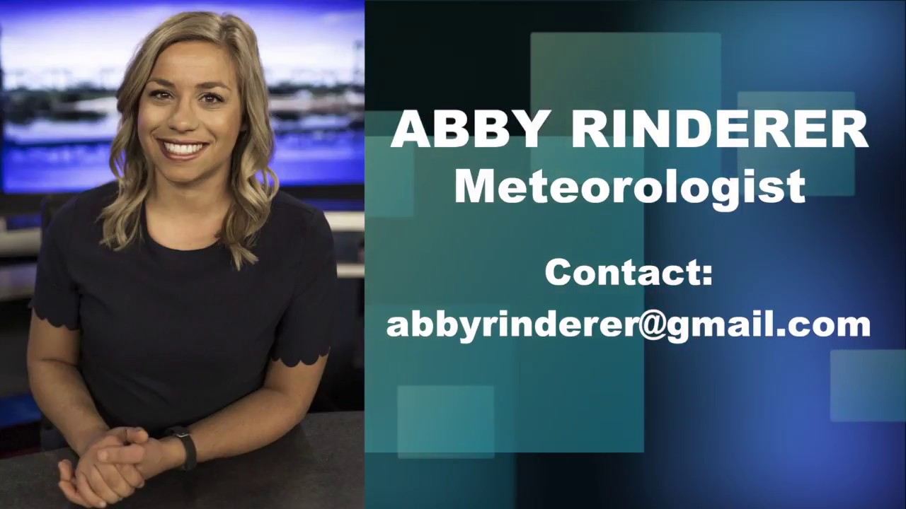 Abby Rinderer Meteorologist Reel-KALB - YouTube