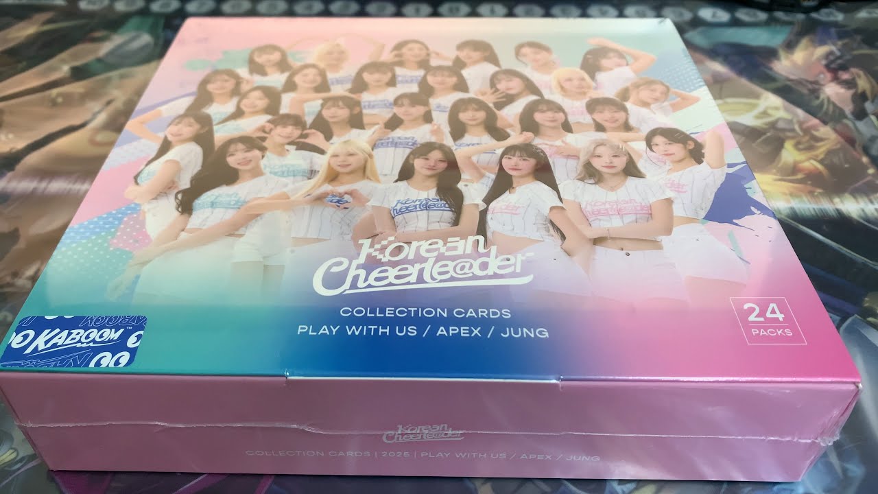 出卡還是給經紀公司出就好了 한국 치어리딩 수집 카드 시리즈 2(韓國運動娛樂啦啦隊卡 Vol.2) 1BOX 開盒