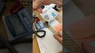 Live negotiation for a vintage all gold Patek Philippe on 4th street #rolex #watches #business