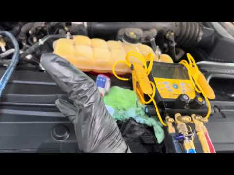 Not pulling deep vacuum past 29.9 inches vacuum. Front shaft seal.. Next video successful