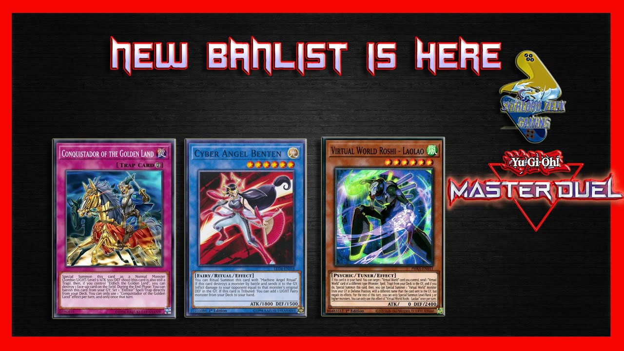 New Master duel banlist is here (Yugioh Master Duel) YouTube