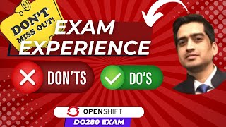Openshift DO280 Exam Experience | Mistakes to Avoid | Must Watch