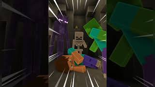 Skeleton, Zombie And Enderman Beating Steve