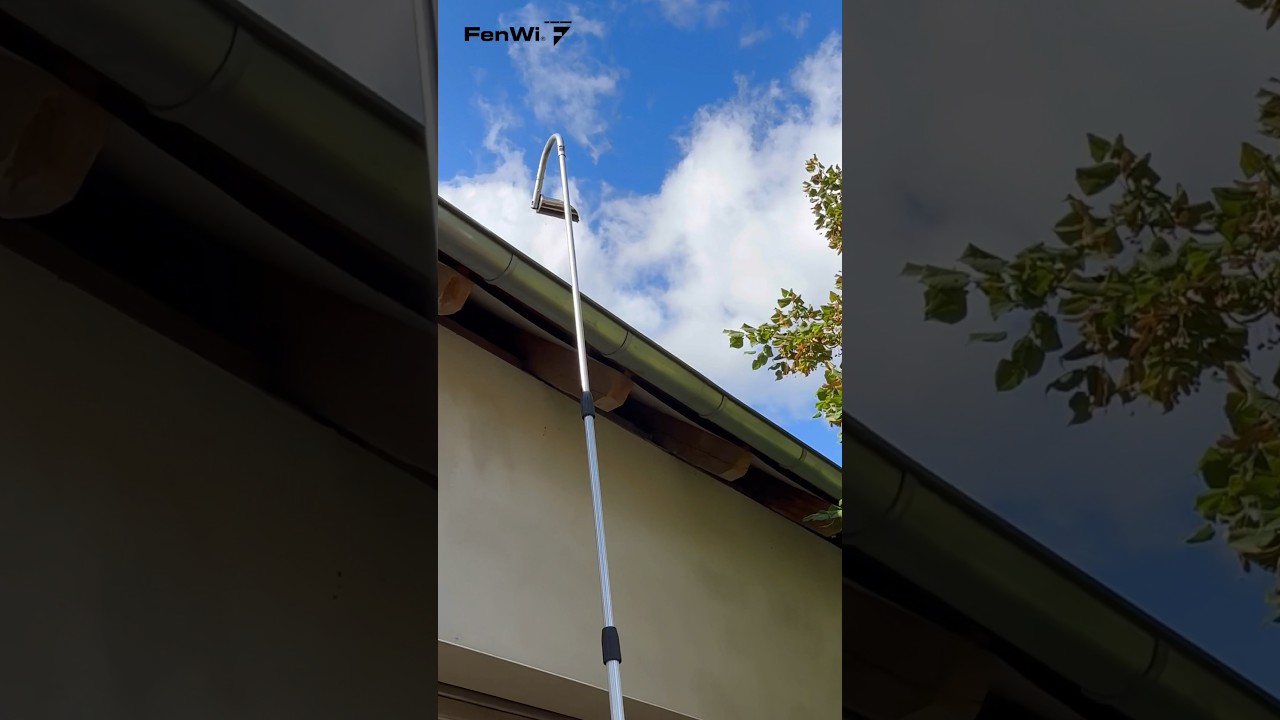4m Teleskop Harke Dach-Reinigung Dachharke Dachräumer - -Shop