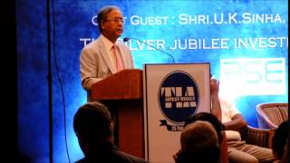 U K Sinha at silver jubilee celebration of Tamil Nadu Investors' Association