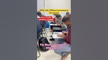 RPSC AEN Offline Test Series | SaSuTi By Dushyant Sir #rpscaen #sasuti