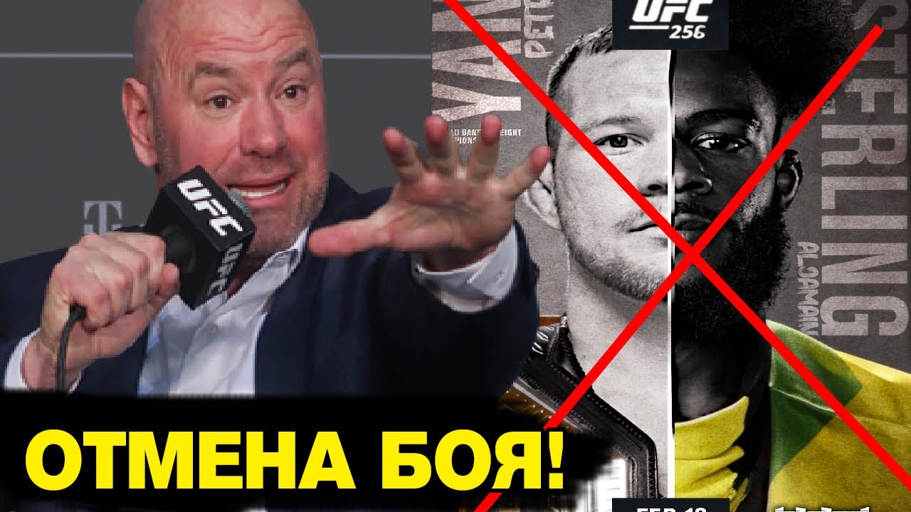 ОТМЕНА БОЯ! Петр Ян vs Алджамейн Стерлинг! РЕАКЦИЯ Алджамейна Стерлинга