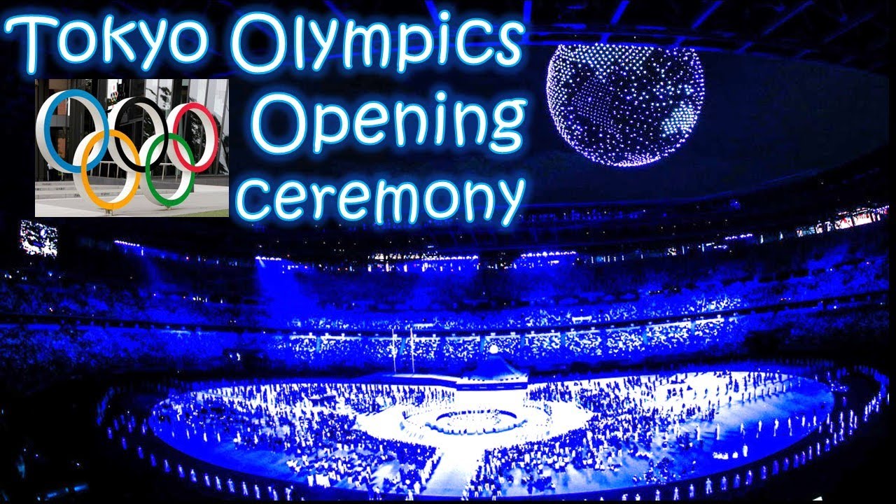 Drones forming earth shape at Olympics opening ceremony | Tokyo Olympics | Spectacular Drone display