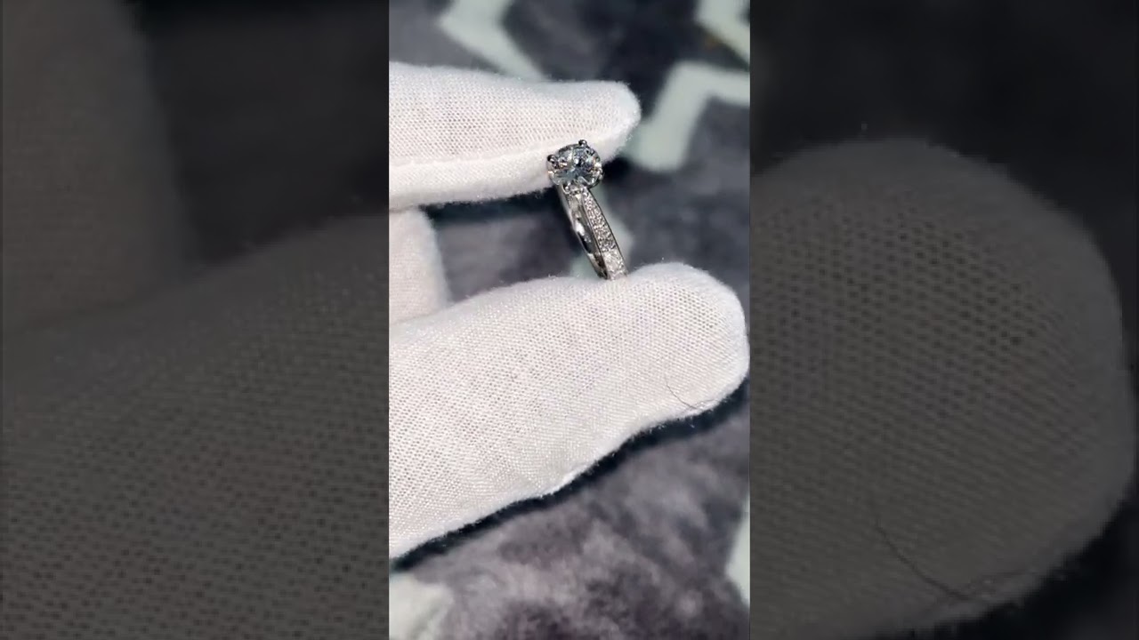 Round Cut Solitaire Engagement Ring IGI Certified Lab Grown Diamonds