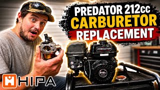 Predator 212cc CARBURETOR Replacement | START TO FINISH