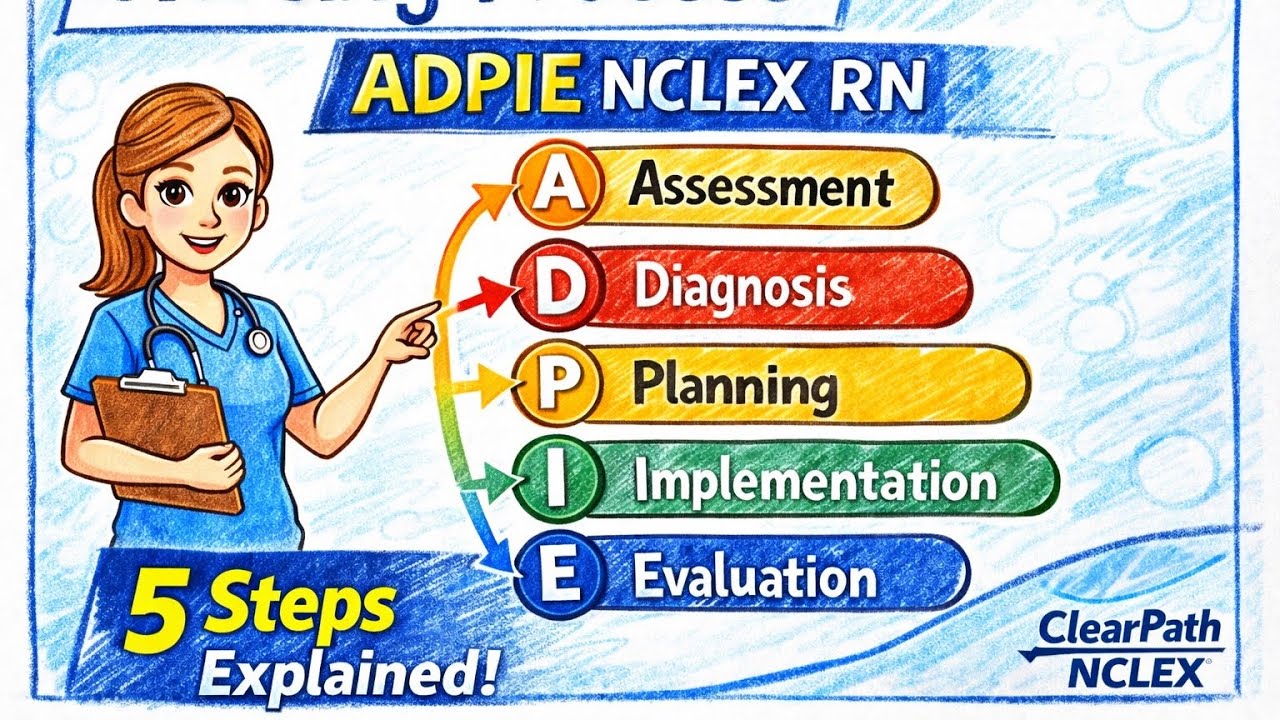 Nursing Process ADPIE Explained | NCLEX RN Made Easy